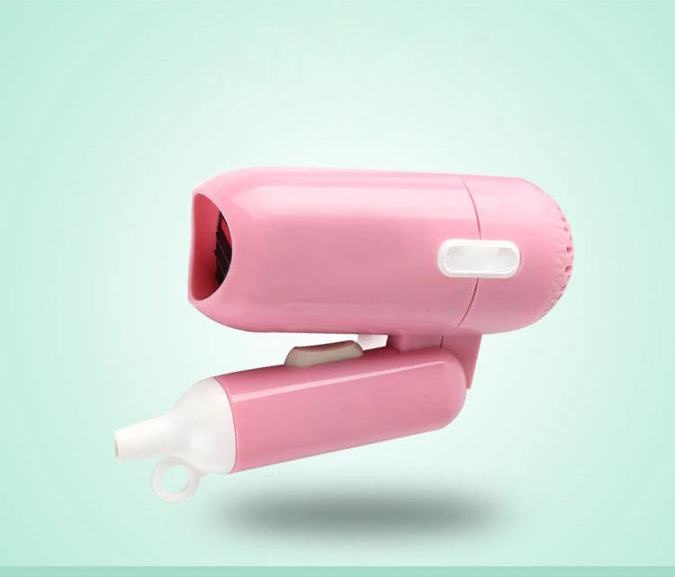Compact 1400W Foldable Hair Dryer – Thermostatic Travel Blower