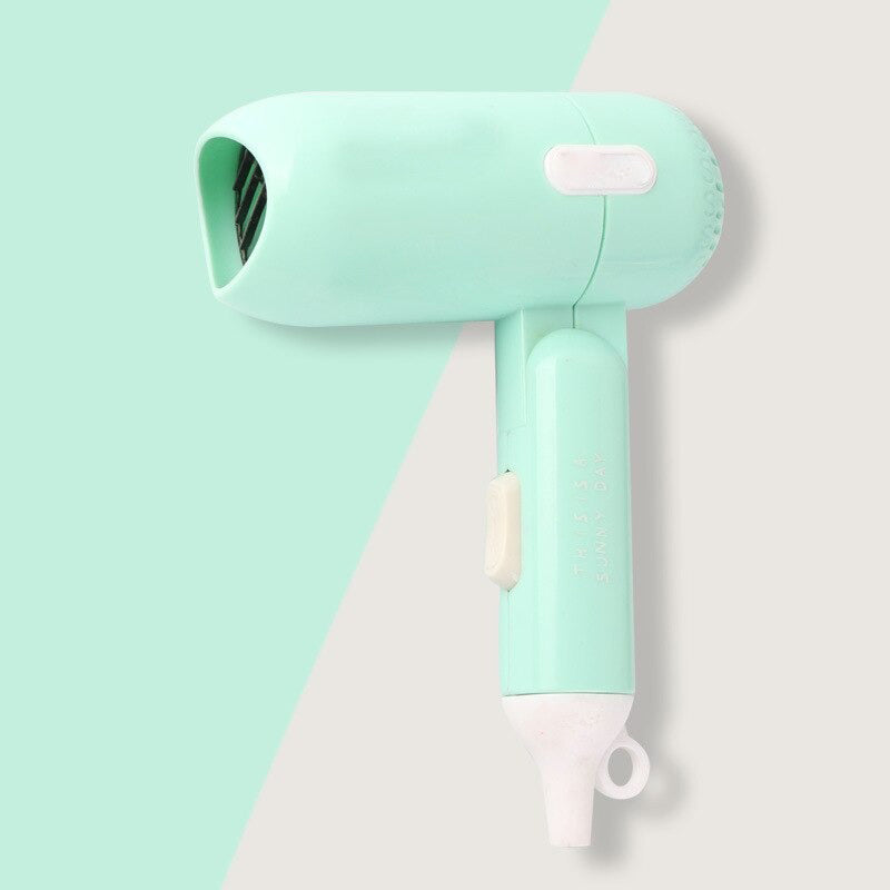 Compact 1400W Foldable Hair Dryer – Thermostatic Travel Blower