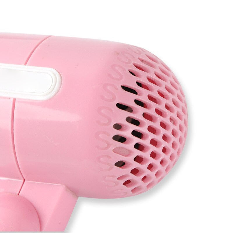 Compact 1400W Foldable Hair Dryer – Thermostatic Travel Blower